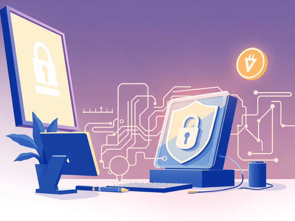 Security settings and two-factor authentication screen in a crypto app